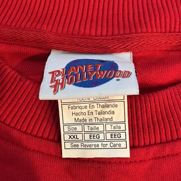 Vintage Planet Hollywood Key West crewneck sweater, size XXL - Picture 3 of 3